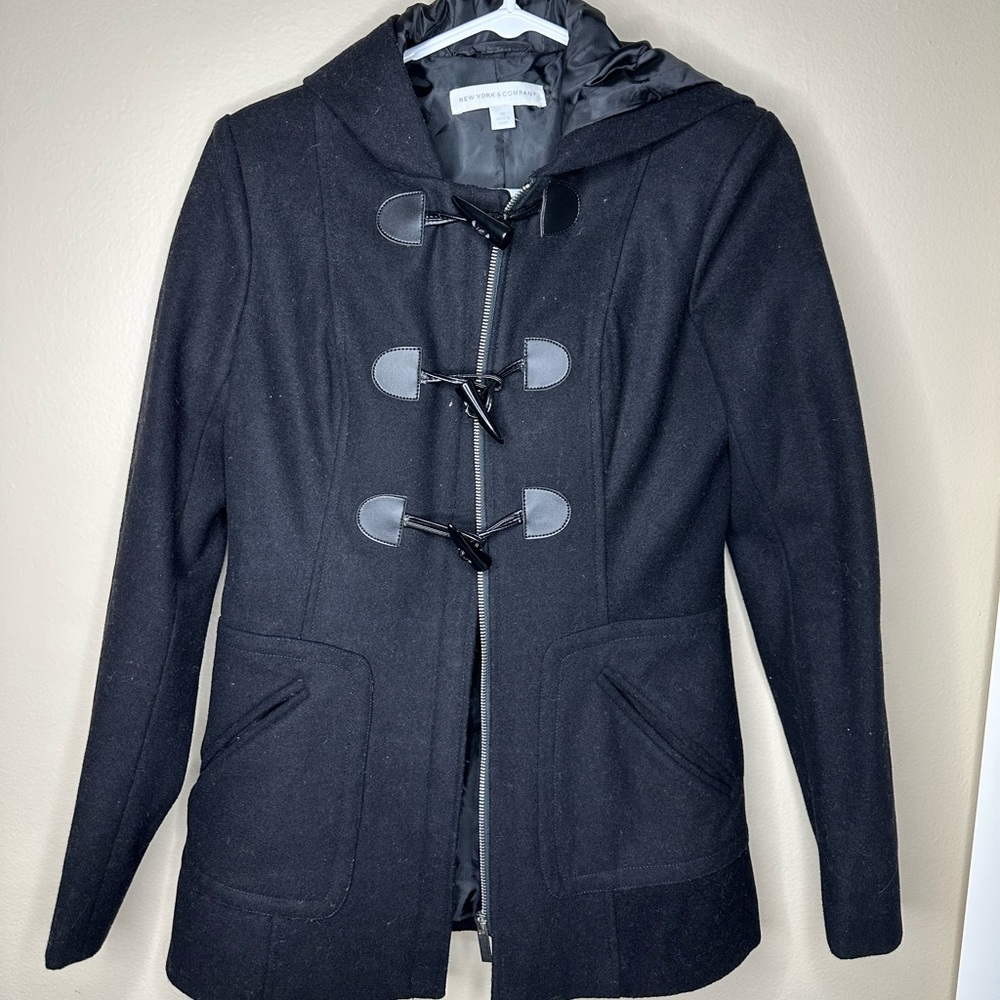 New York & Company Wool Peacoat
